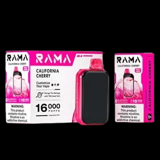 California Cherry – Rama 16000 Puffs: A Sweet and Long-Lasting Vaping Experience
