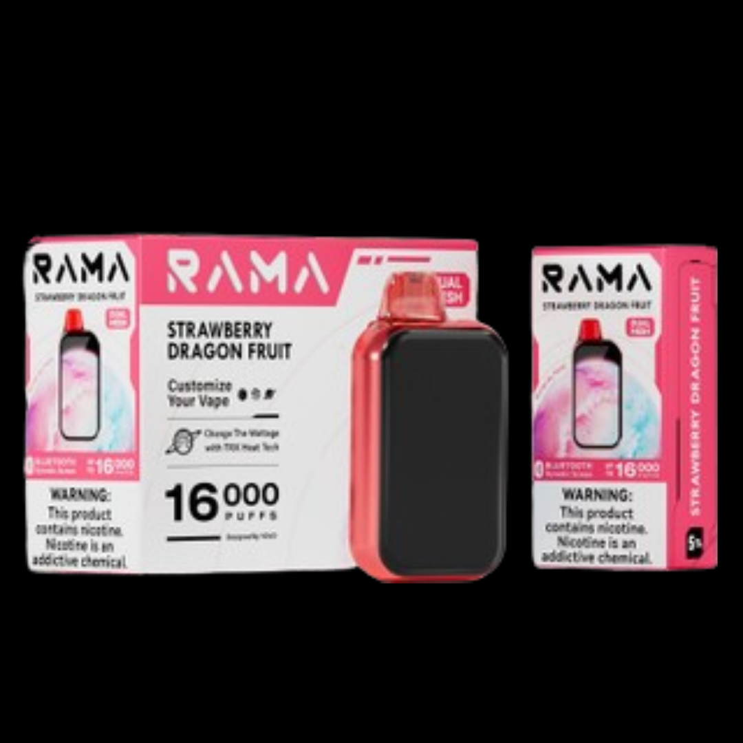 Strawberry Dragon Fruit – Rama 16000 Puffs: A Bold and Exotic Vaping Experience