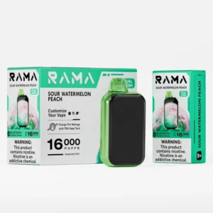 Sour Watermelon Peach – Rama Vape 16000 Puffs